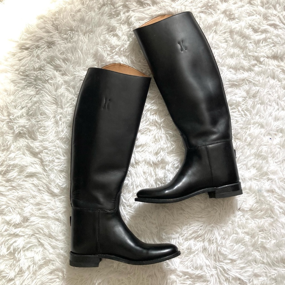 The Effingham Equestrian Bond Boot Company Tall Black Leather Boots